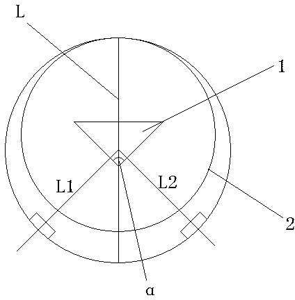 Keyway machining method of same-tangency-point eccentric shaft