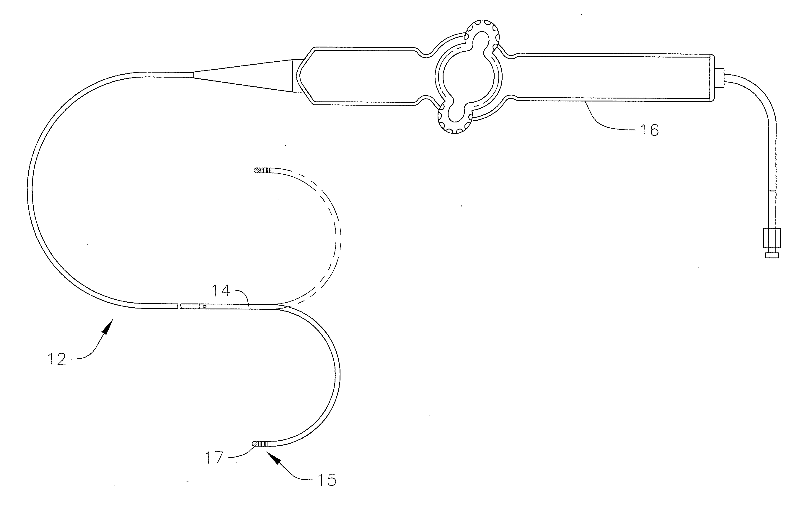 Irrigated catheter with internal position sensor