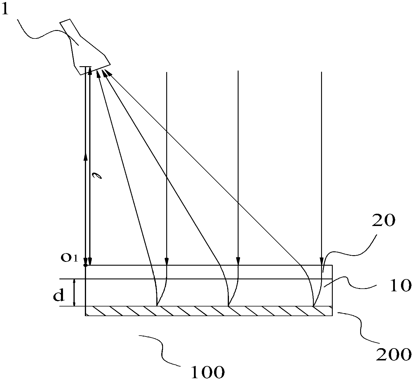 Panel radio telescope