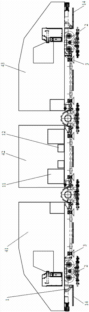 Box-shaped steel girder track deicing vehicle