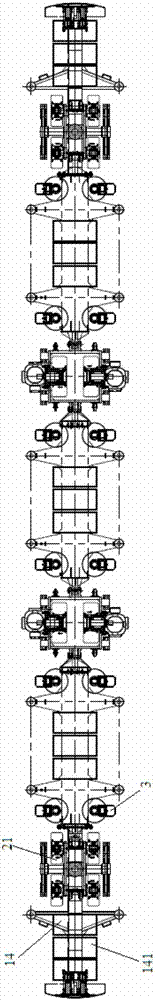 Box-shaped steel girder track deicing vehicle