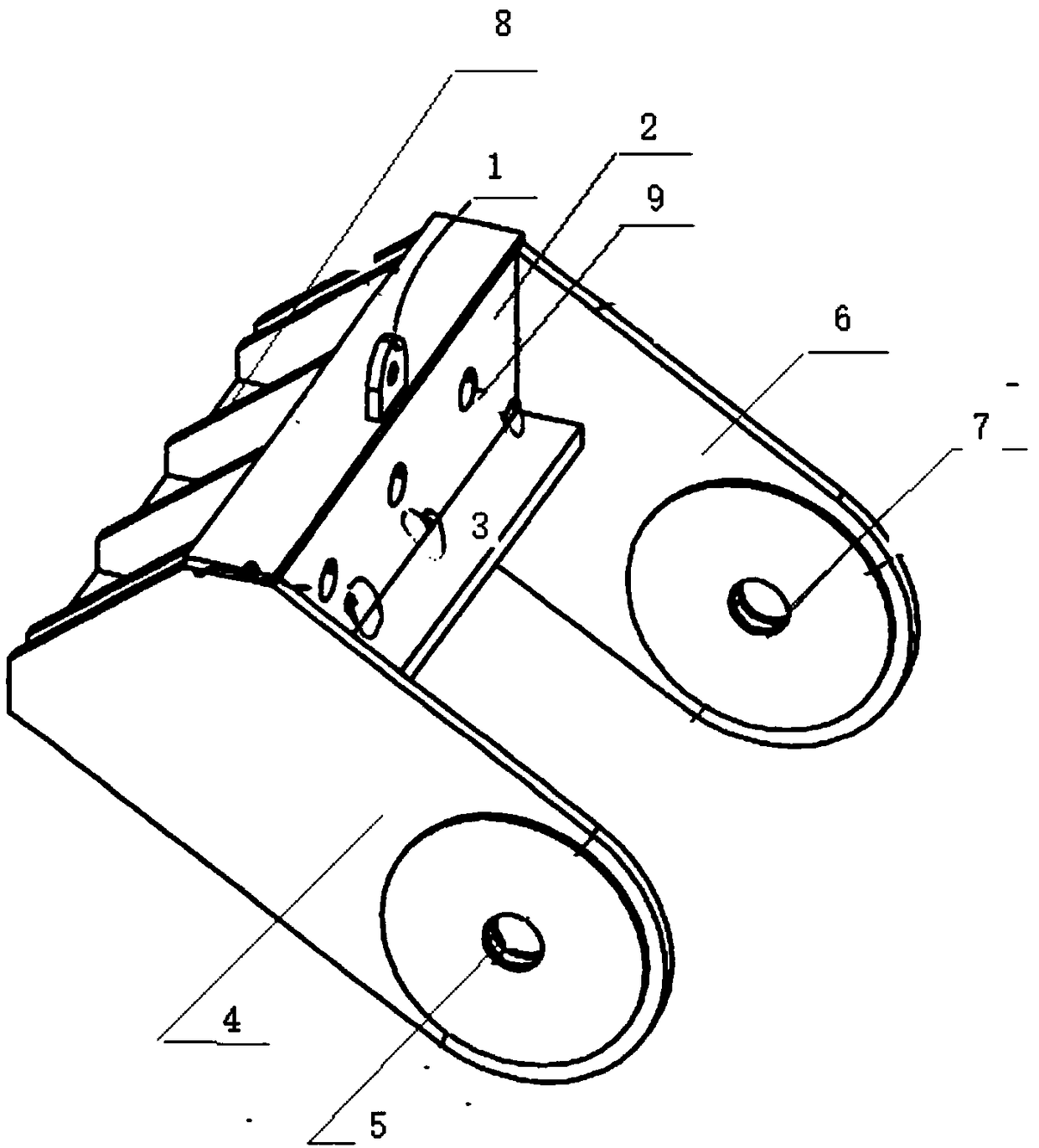 Steel structure temporary fixing device and technology used for splicing of large-size capping beam cantilever