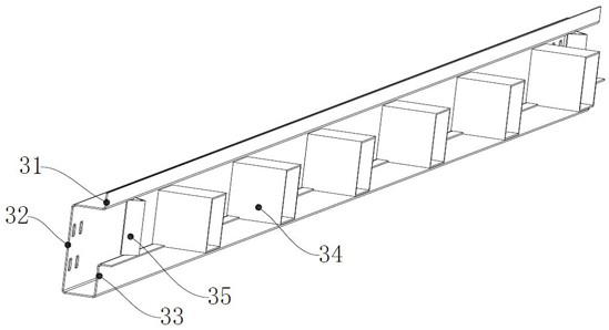 A frame structure and a container board house using the same