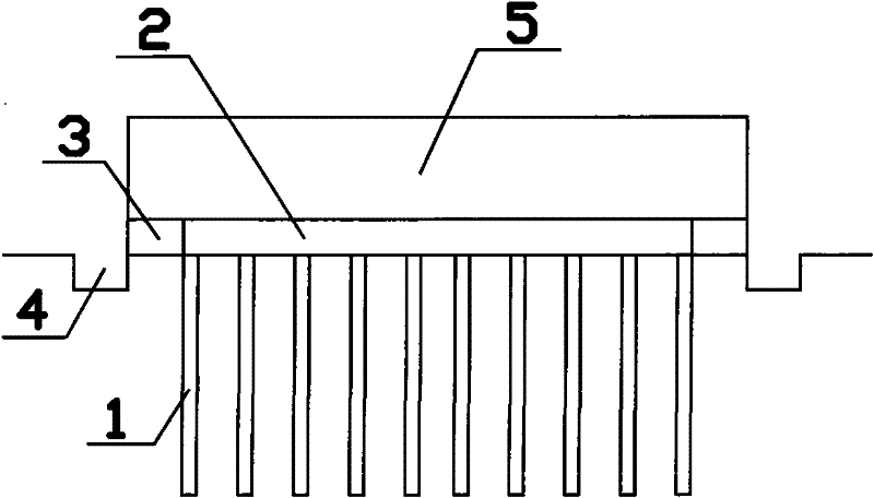 Construction method of raft foundation