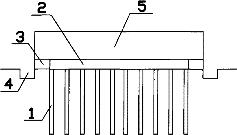 Construction method of raft foundation