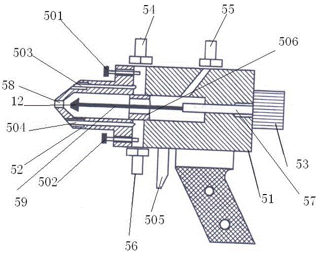 A polyurethane spraying device