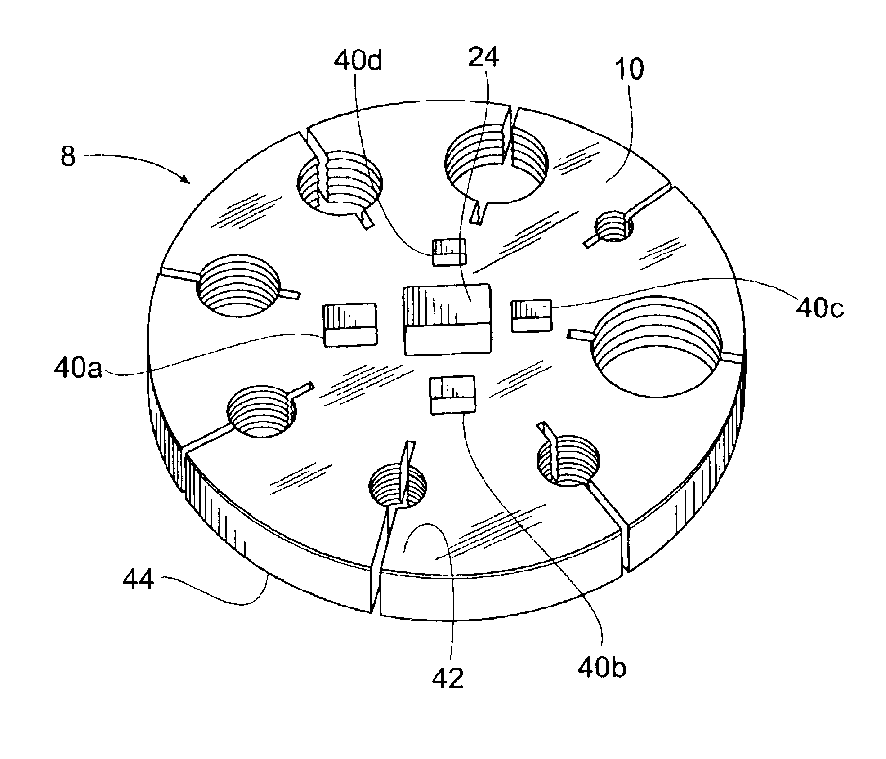 Tool for repairing damaged threads