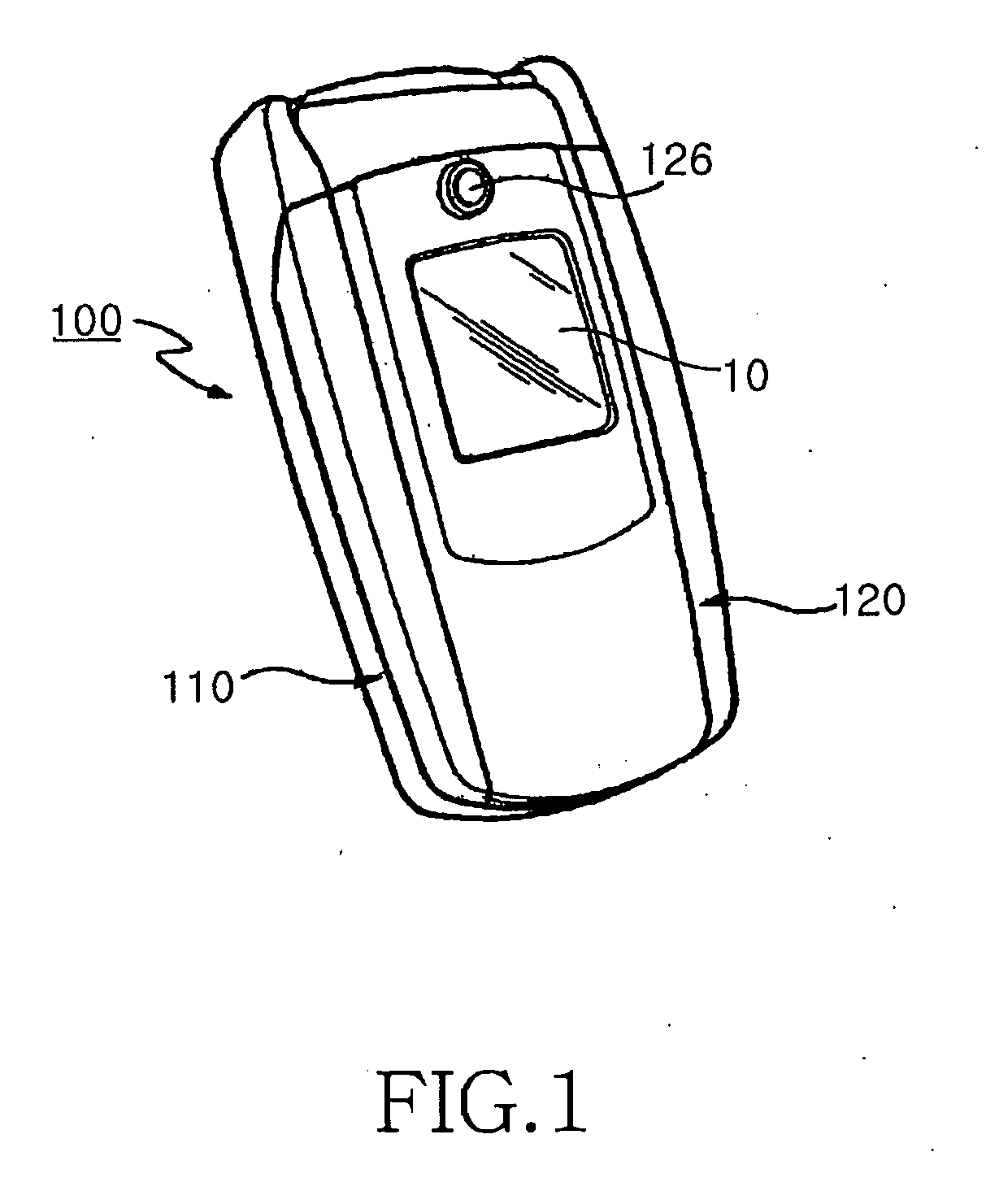 Liquid crystal display module for dual display and mobile communication terminal using the same