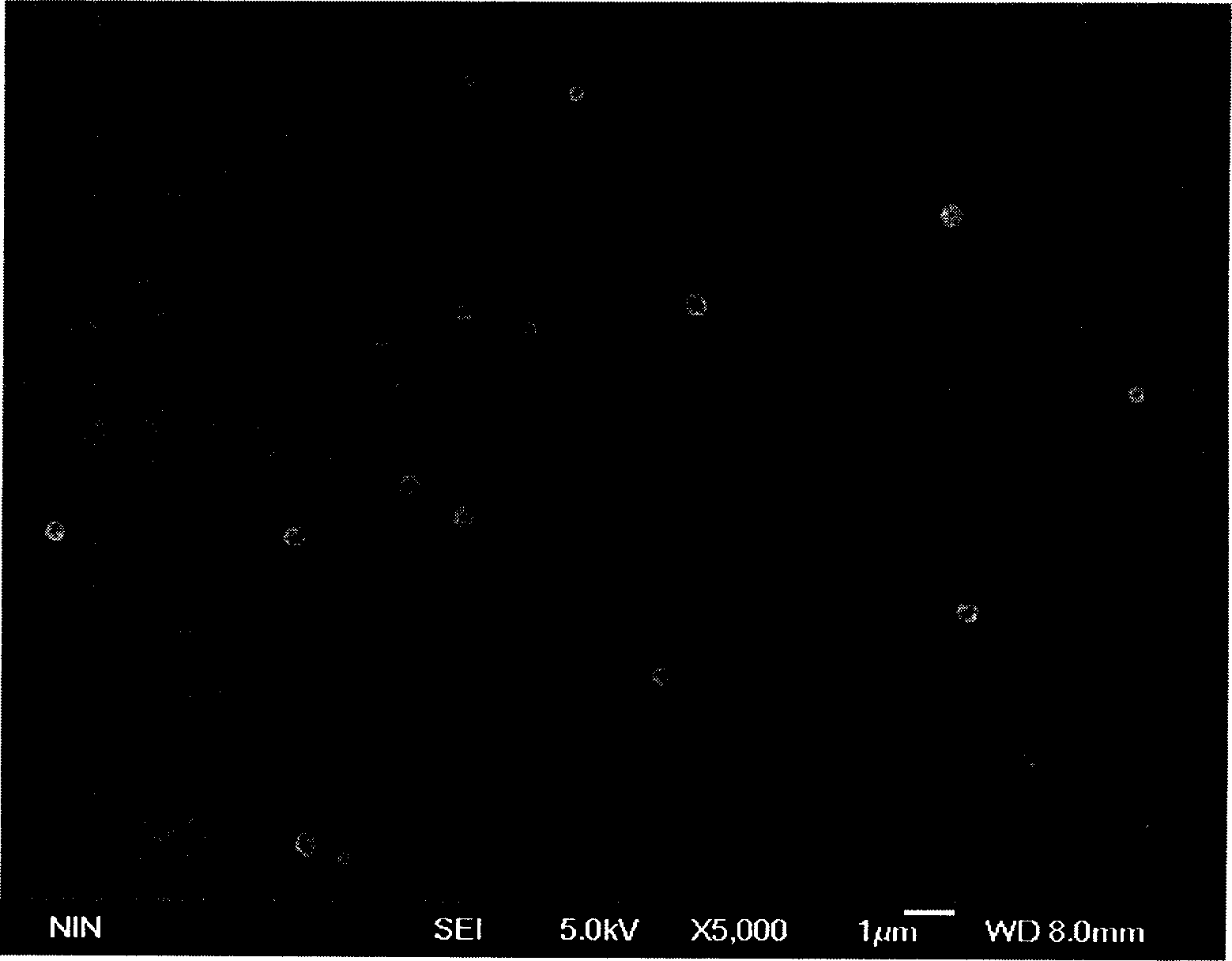 Method for testing GaN single-crystal fault kind and density