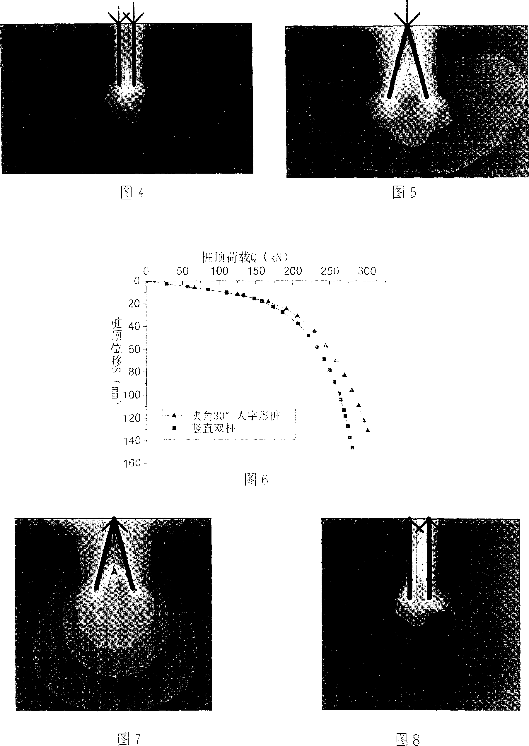 Self-divergence type herringbone stake