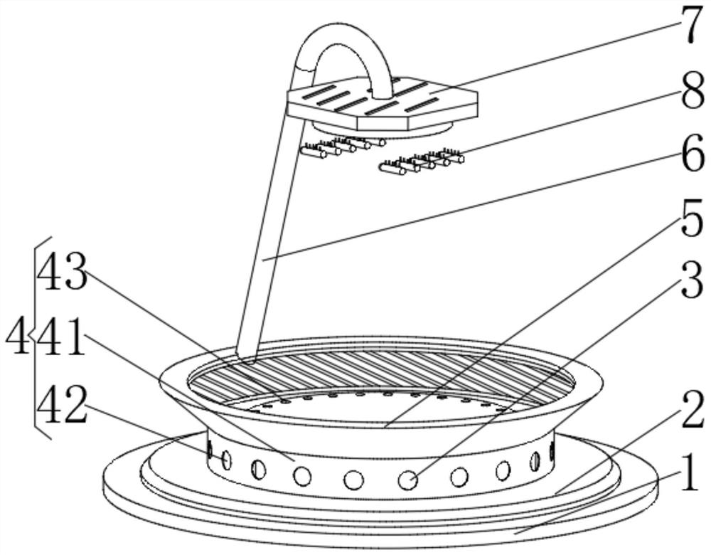 Magnetic suspension wind power dust-proof rotary display clothes hanger