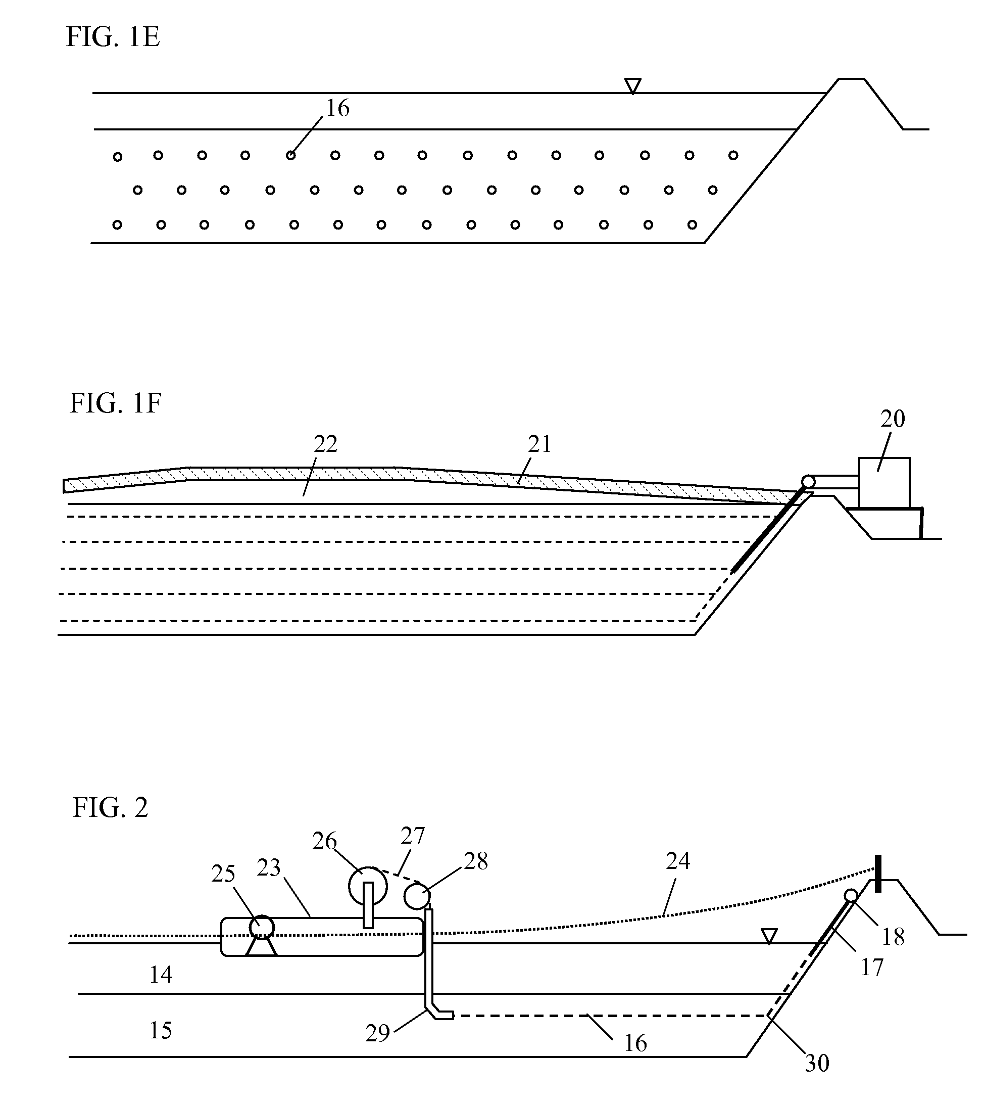 Concurrent disposal and consolidation of dredged sediment using horizontal drains and vacuum loading