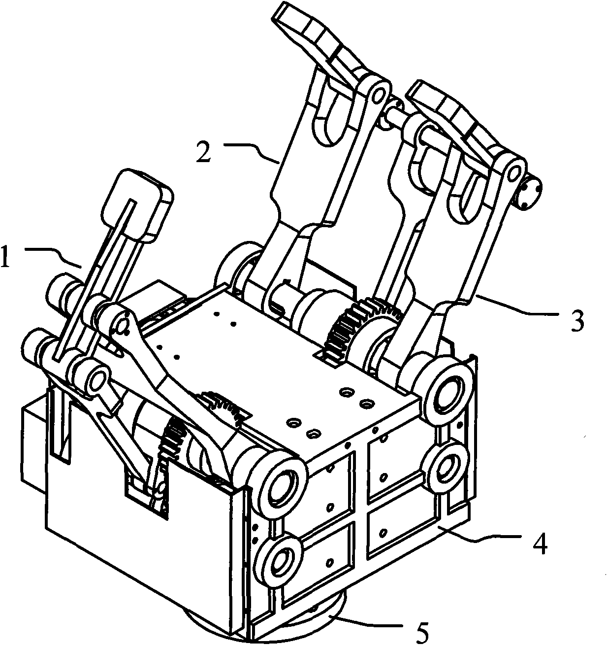 Gripper with heavy load and wide range