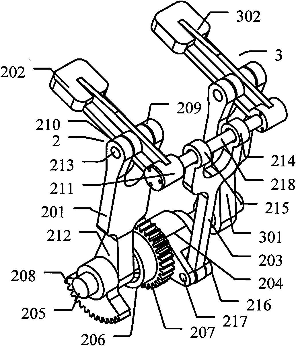 Gripper with heavy load and wide range