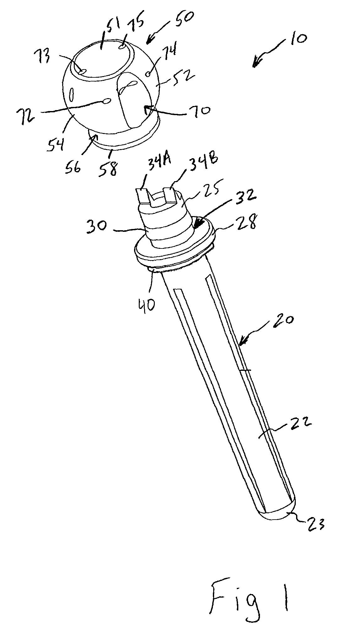 Ulnar head prosthesis system