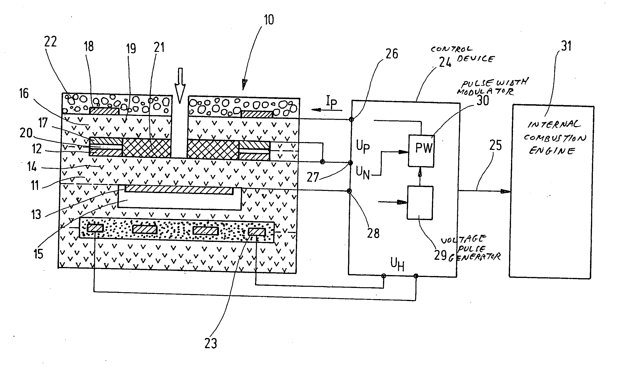 Method for operating a broadband lambda probe