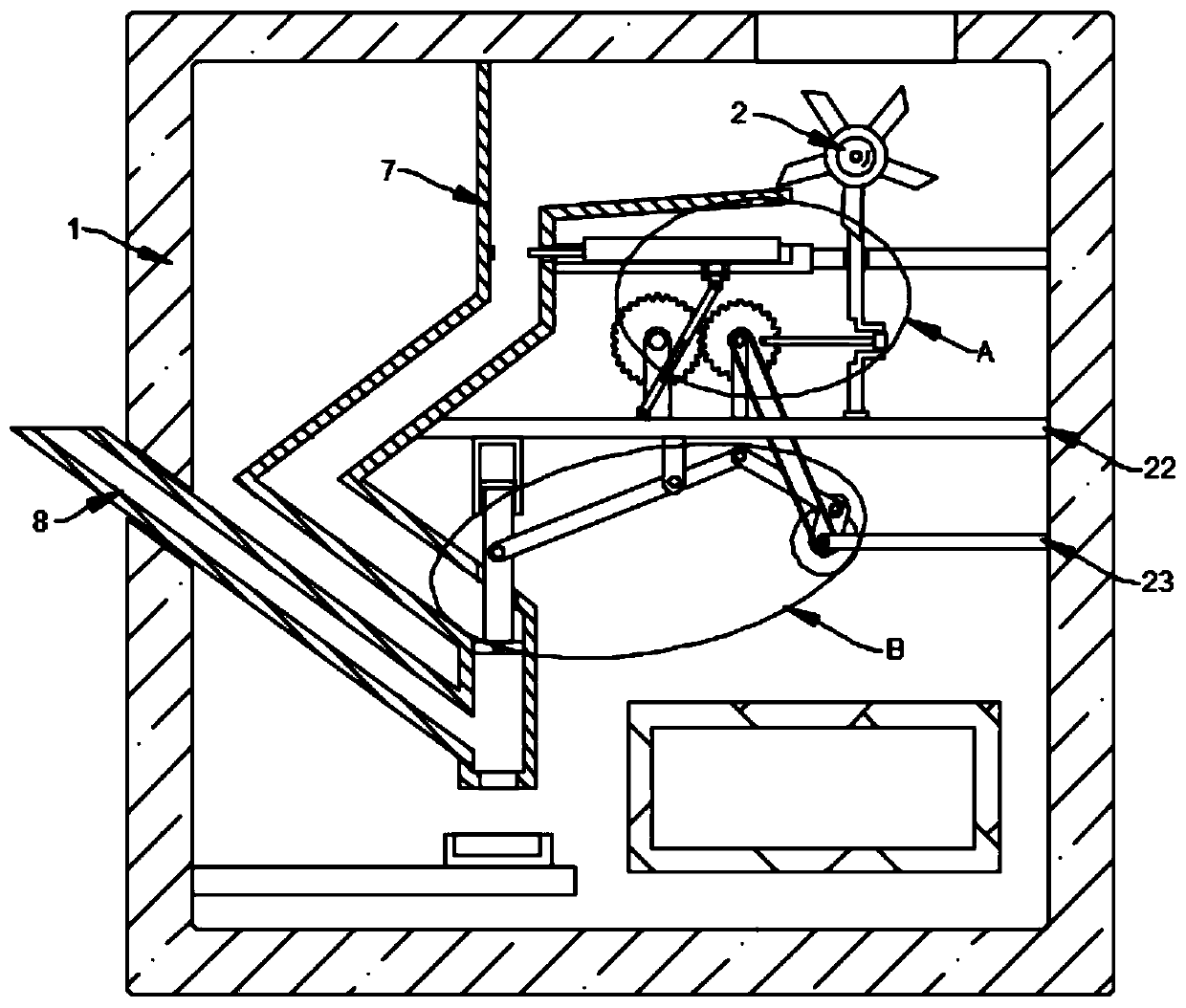 Automatic insulating strip laminating device for lithium battery production