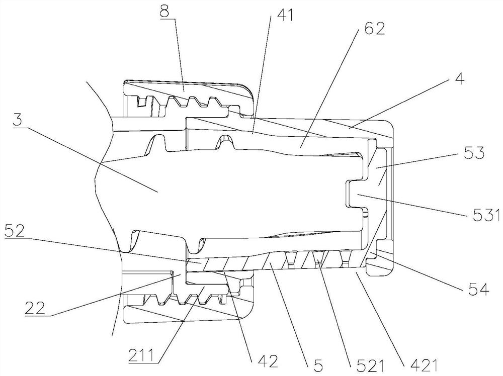 Cooked wheaten food machine capable of stably discharging noodles