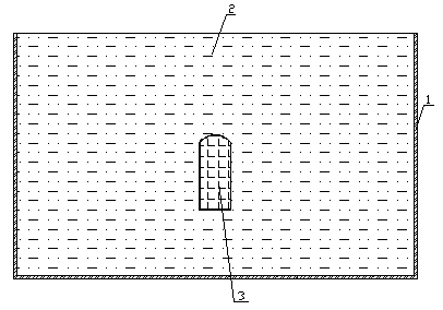 Shaping method for experimental grotto of earthquake simulated vibration platform model