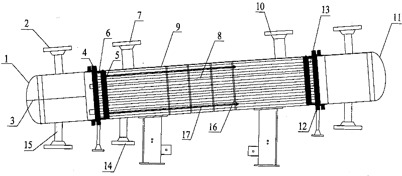 Manufacturing method of dual-tubesheet heat interchanger