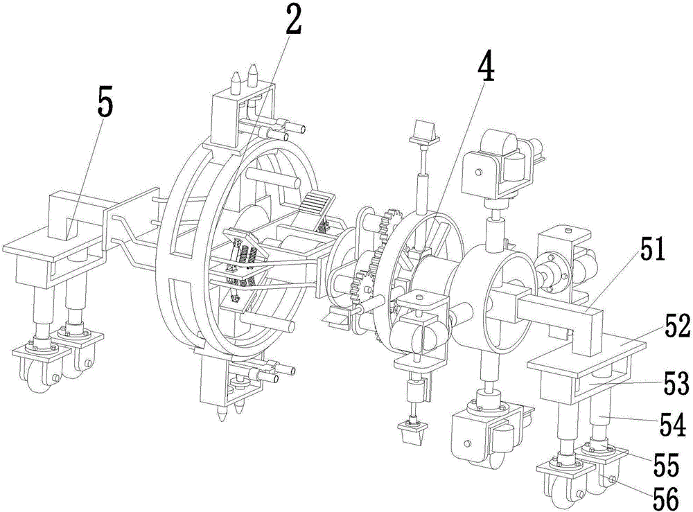 Intelligent cleaning and rust removing equipment for oil transmission pipe inner wall machining