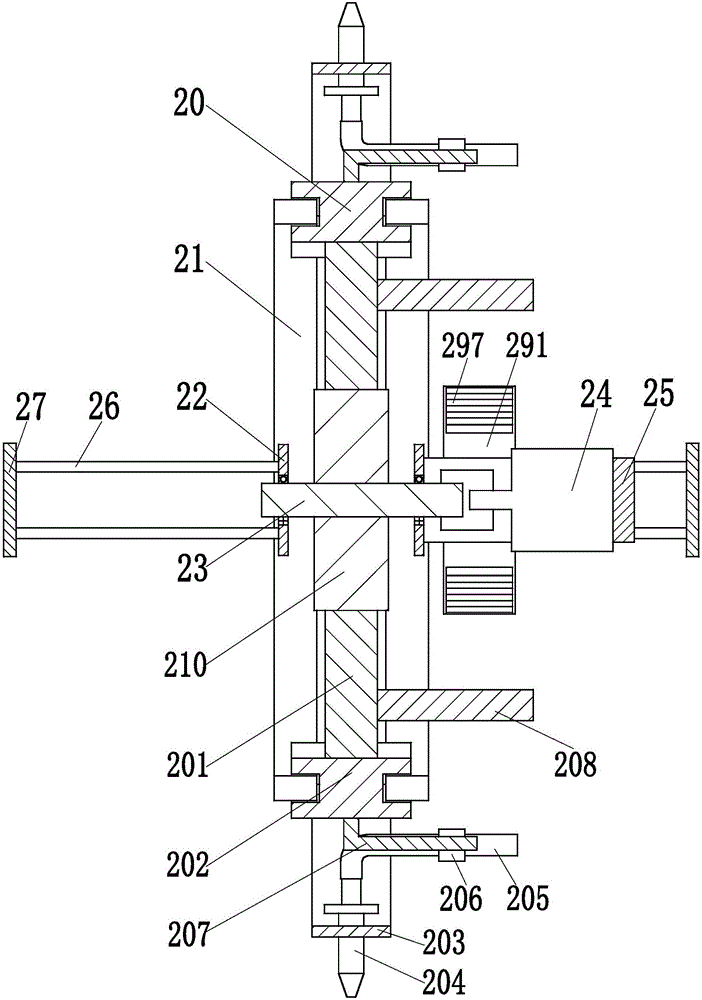 Intelligent cleaning and rust removing equipment for oil transmission pipe inner wall machining