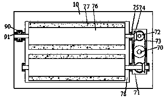 Smashing and brick making device of crop straw