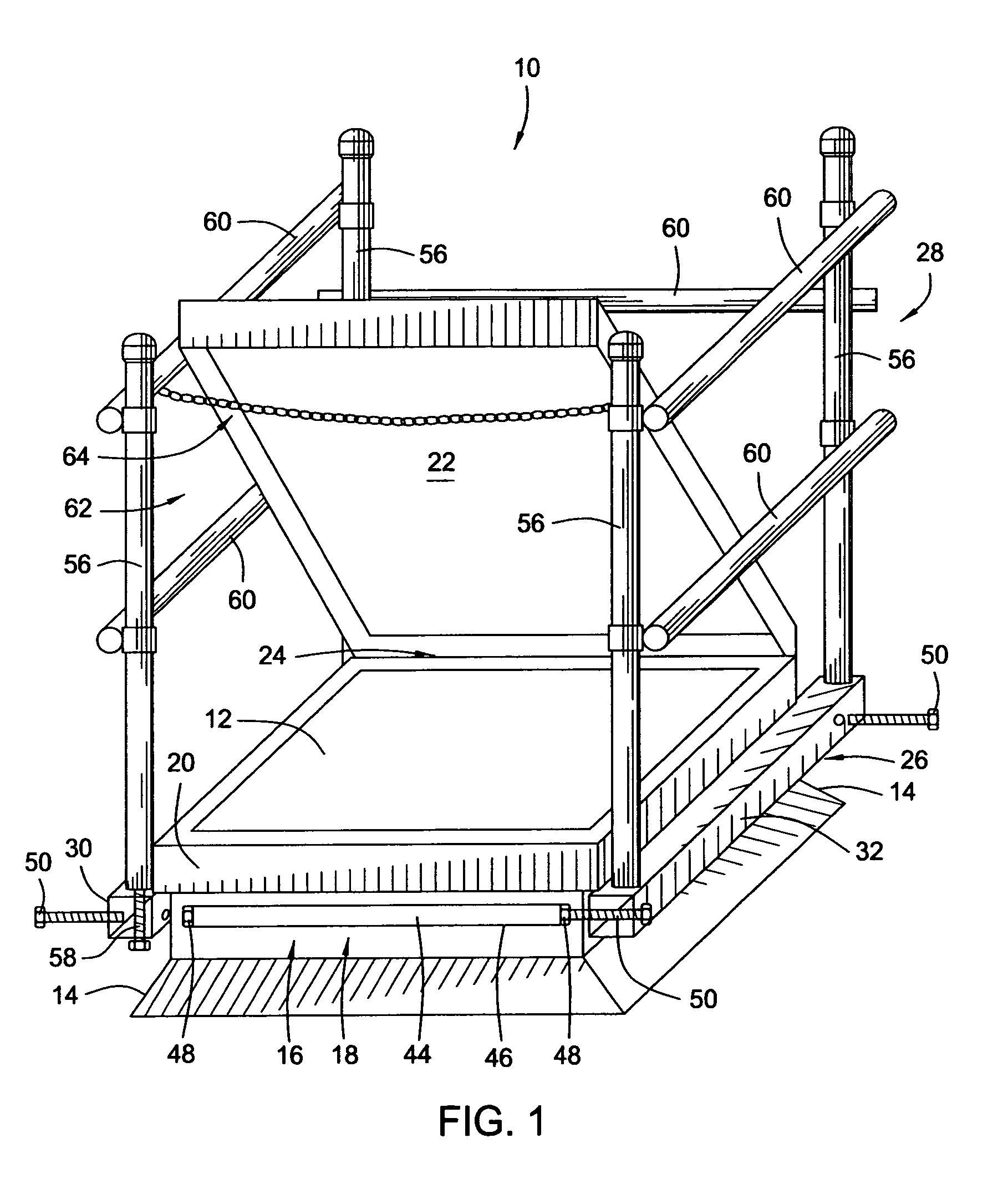 Rooftop opening safety railing