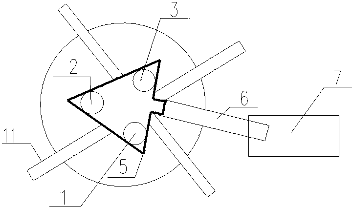 Replacement device and method for filler of empty hole part of bored pile