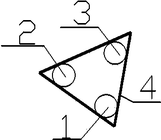 Replacement device and method for filler of empty hole part of bored pile