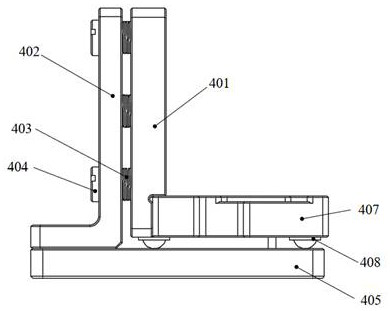 A floating connection module and a smart bracelet acoustic performance test equipment