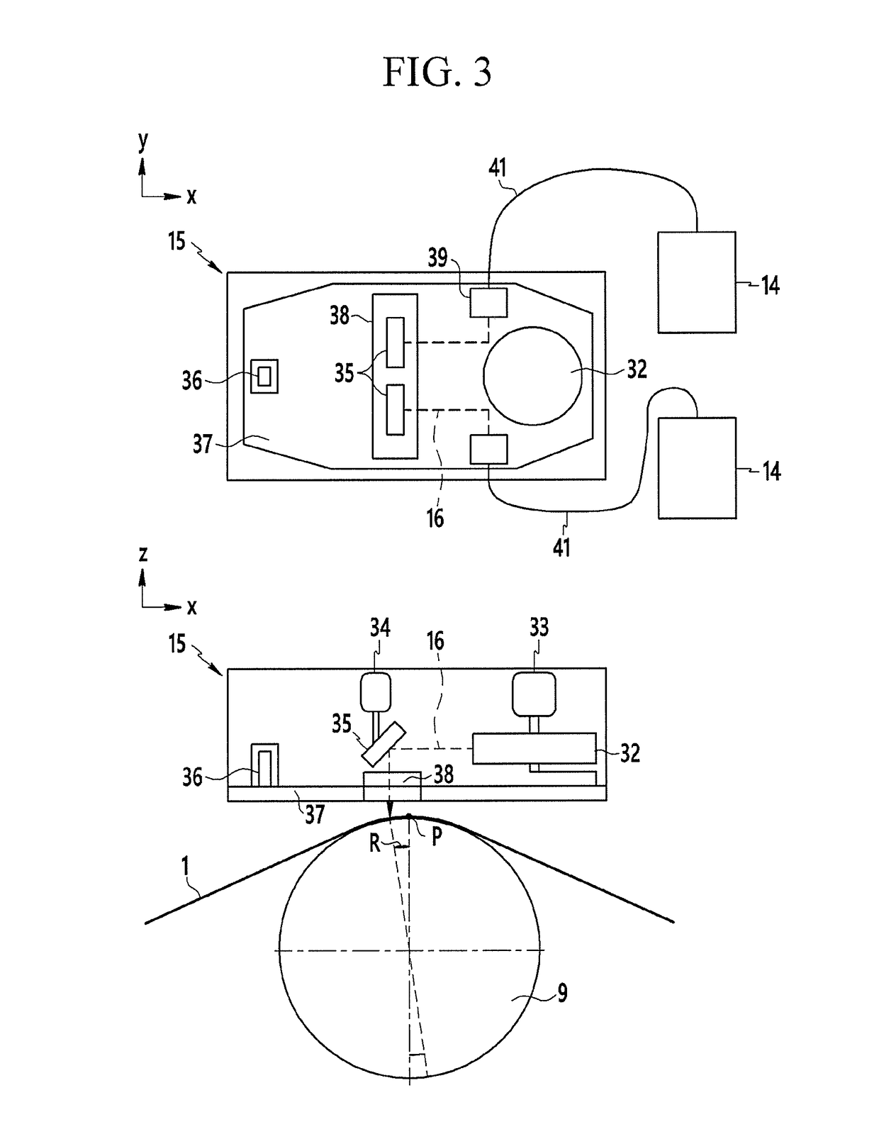 Method for refining magnetic domains of grain-oriented electrical steel plates, and apparatus therefor