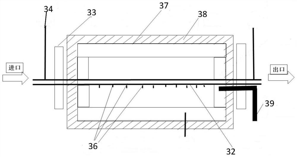 Liquid specific heat capacity measuring system and measuring method