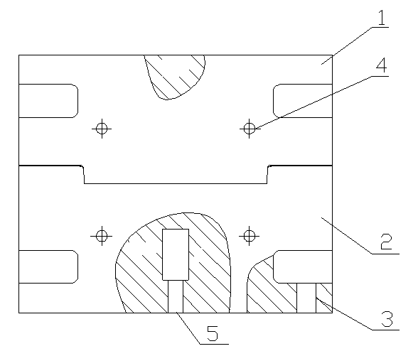 Special-shaped deep-cavity hot-forging precision coupler knuckle die and processing method thereof