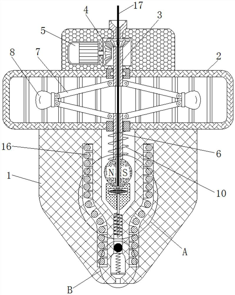 Discharging head for 3D printing of animation design model