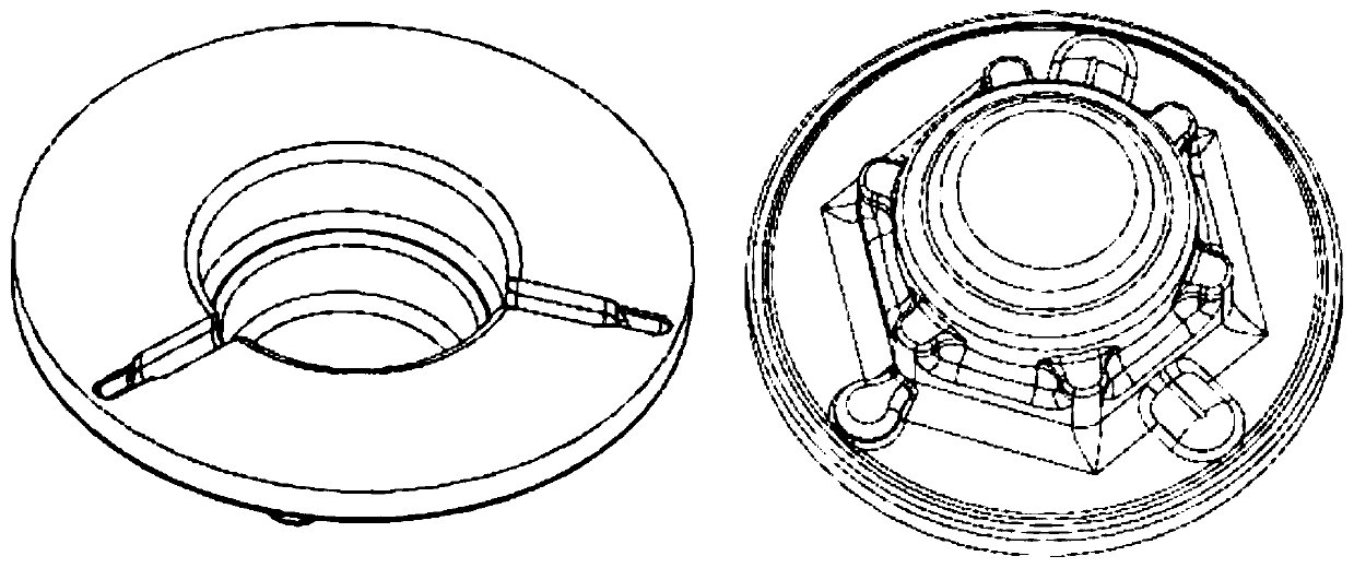 A kind of forging method of machining blank of bearing housing of scroll compressor