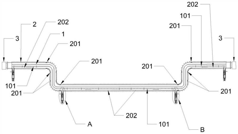 Novel breathing machine pipeline and breathing machine thereof