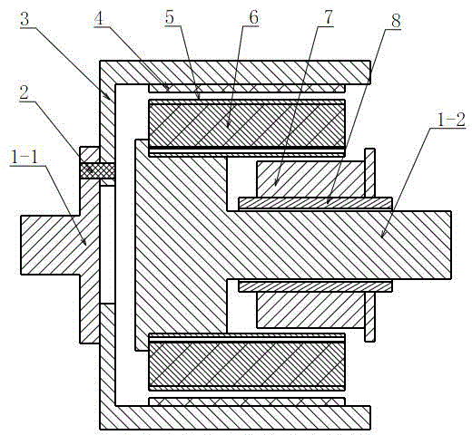 Novel permanent magnet speed regulator using rotary salient pole to adjust magnetic flux