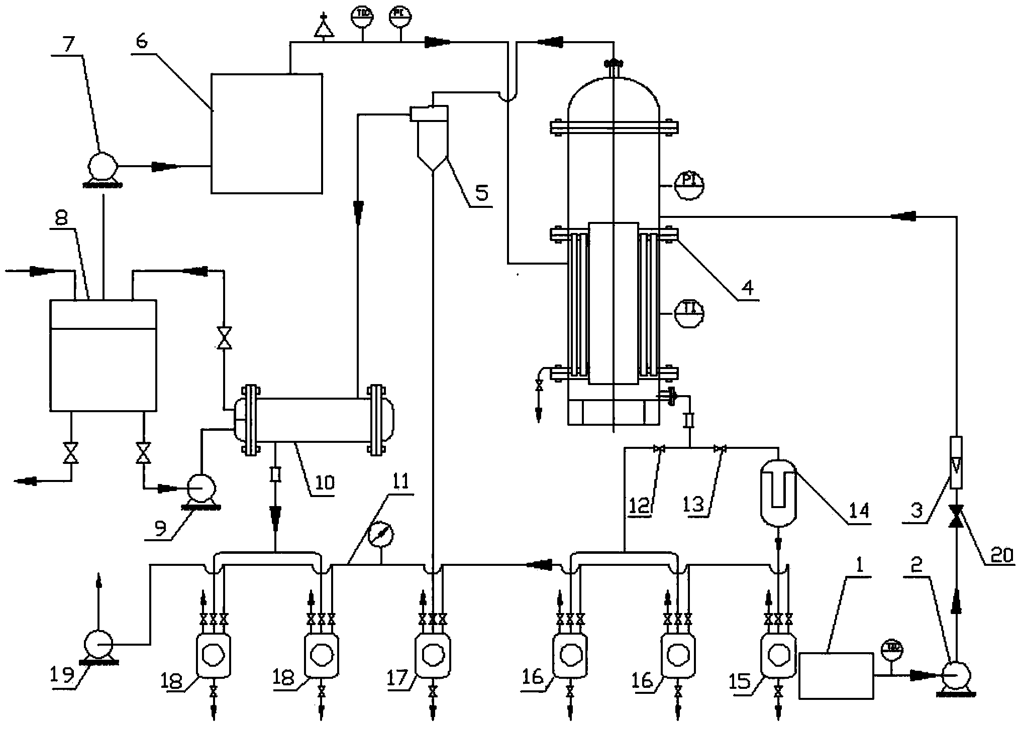 Process for extracting and concentrating total flavone in hawthorn