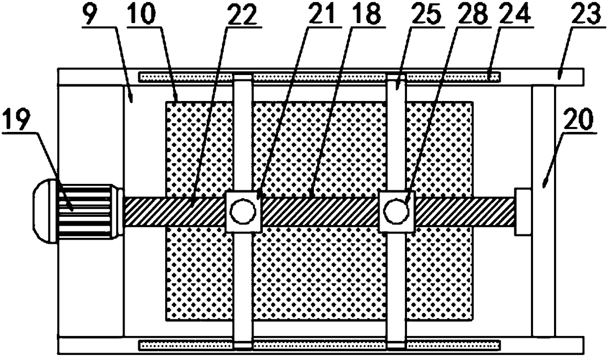 Wicker peeling device