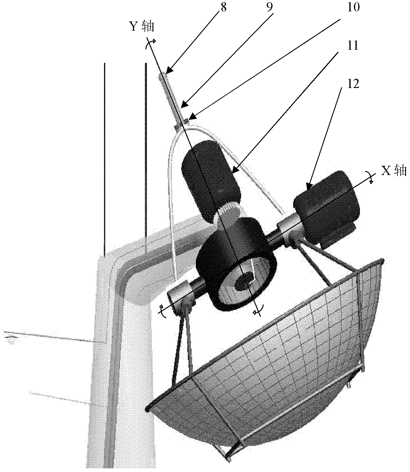 Tower-disc type solar energy comprehensive utilization system