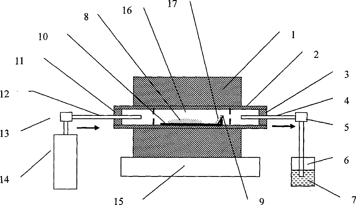 Preparation of glowing oxygen doped gallium arsenide polycrystalline film