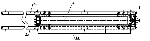 Manual type pilot rope ladder reel