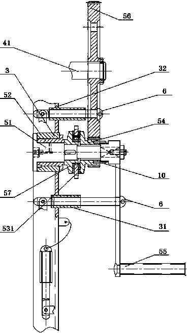 Manual type pilot rope ladder reel