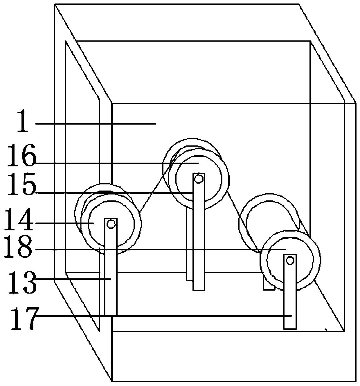 Wire and cable winding device