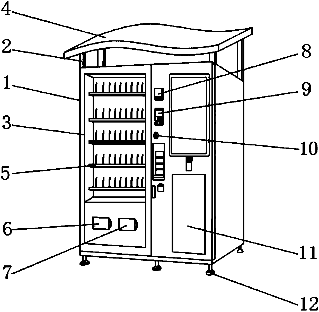 Life general merchandise unmanned vending device