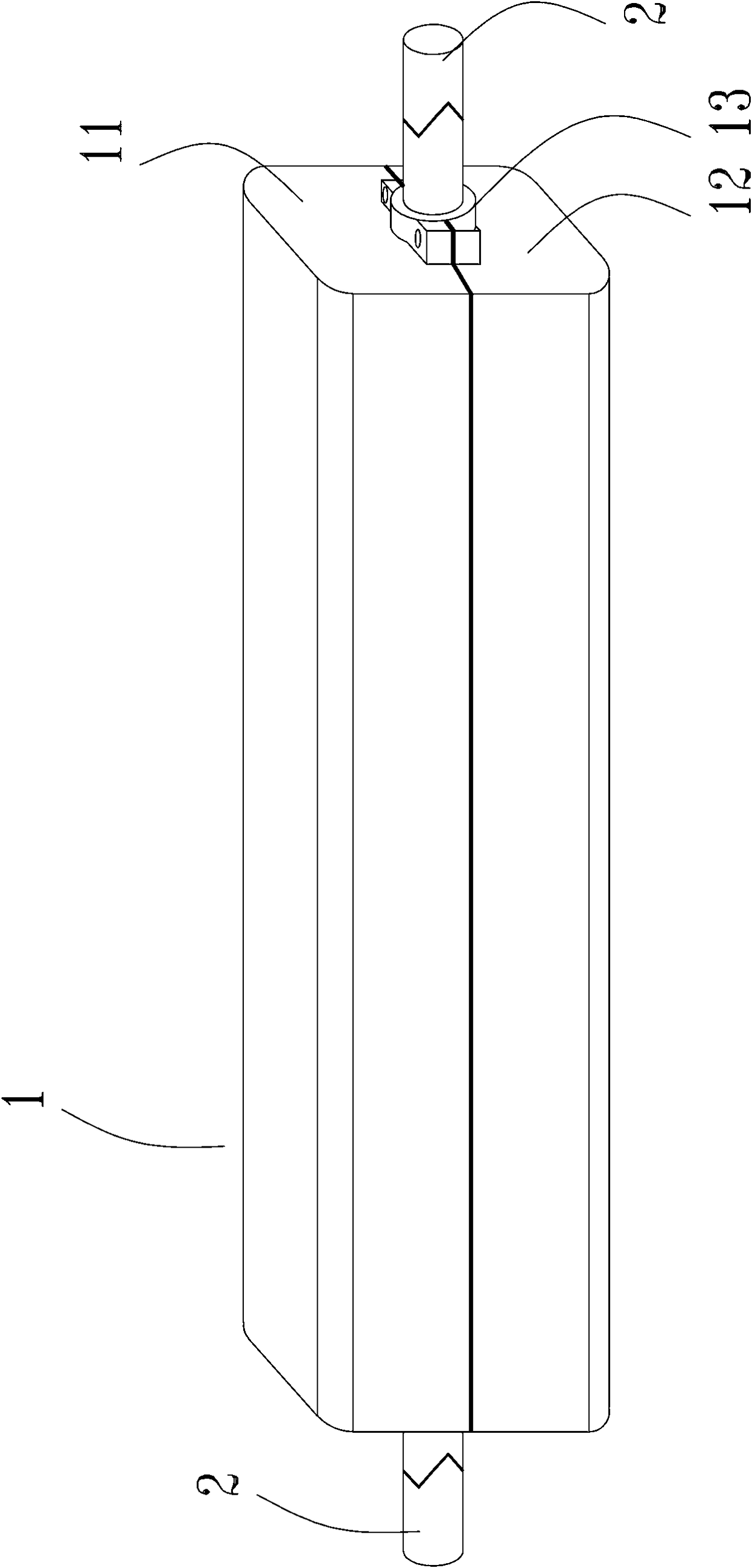 Anti-interference cable junction box with slippage prevention function