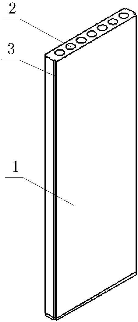 Fabricated anti-seismic internal parting wall and mounting method thereof