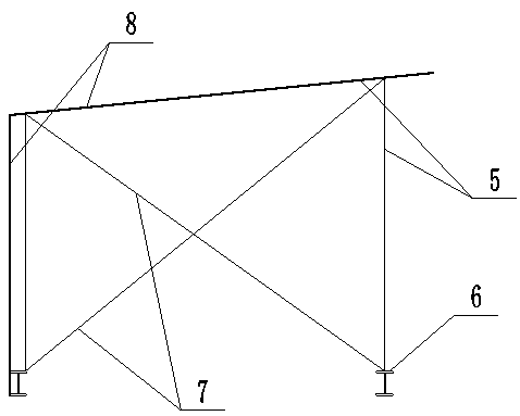 Prefabricated box girder prestress advanced positioning device and implementation method thereof