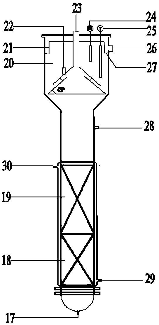 Wastewater denitrification nitrogen removal treatment device and method